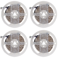 4Pcs 5M RGB 300 5050 LED Flexible Light Strip Non-Waterproof DC12V