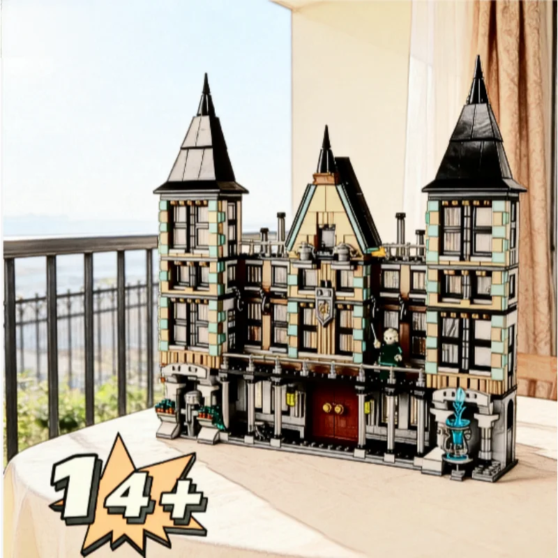 

Новые модульные креативные строительные блоки Moc Malfoy Manor, 1601 шт., игрушки для детей и взрослых, подарки на день рождения