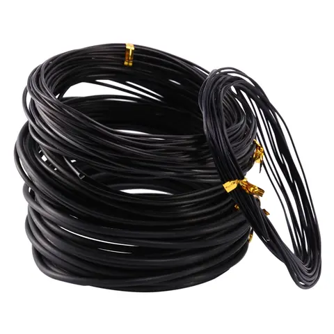양극산화 알루미늄 분재 훈련 와이어 스타터 Set-1.0Mm,1.5mm, 2.0mm, 2.5mm, 3.0mm (총 147 피트), 색상 선택 (5 사이즈)