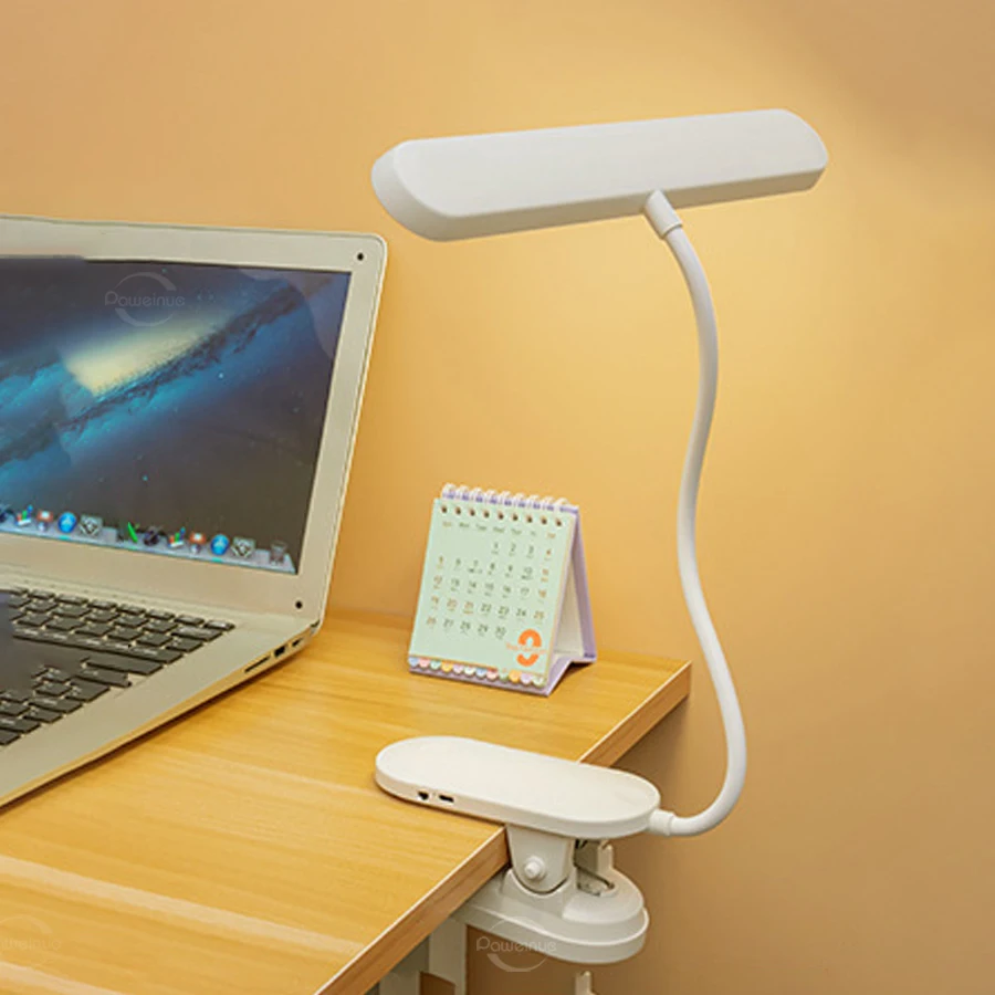 القراءة الجدول مصباح LED حماية العين لمبة مكتب USB مصباح قابل لإعادة الشحن مكتب غرفة نوم السرير Led مصباح 3 ألوان ضوء الليل
