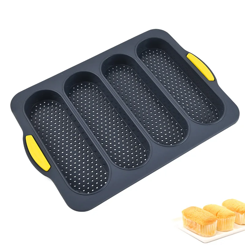 Large Silicone Baking Mold Restaurant Bread Food Mould Grade Baguette Bake Tray Non-stick Oven Tool kitchen Bakeware Accessories