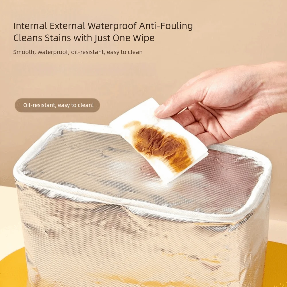 حقيبة غداء معزولة لطيفة محمولة ذات سعة كبيرة حقيبة تبريد على شكل دب لطيف مقاومة للماء حقيبة حاوية طعام حرارية للطلاب البالغين #4