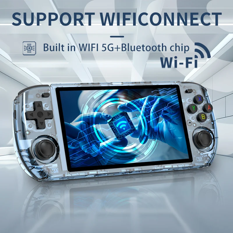 RGB10 MAX3 5.0-Inch IPS Screen 1280*720 RK3566 Open Source Linux  Retro Video Handheld Game Console 4000 mAh Battery Gifts view 6