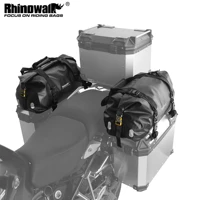 Rhinowalk-Bolsa de alforja superior con caja lateral de Motor, bolsas de equipaje impermeables de 20L para BMW Adventure, funda para motocicleta, sillín superior, asiento trasero