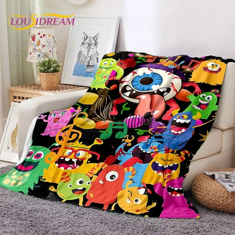 Game My Singing Monsters Cartoon Soft Flannel Blanket for Bed Bedroom Sofa Picnic ,Throw Blanket for Cover Outdoors Leisure Gift