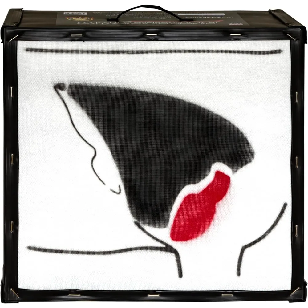 هدف الرجل الحديدي المتطرف بقوة 500 إطارًا في الثانية، أبيض، 24 بوصة للقوس والنشاب والمجمع