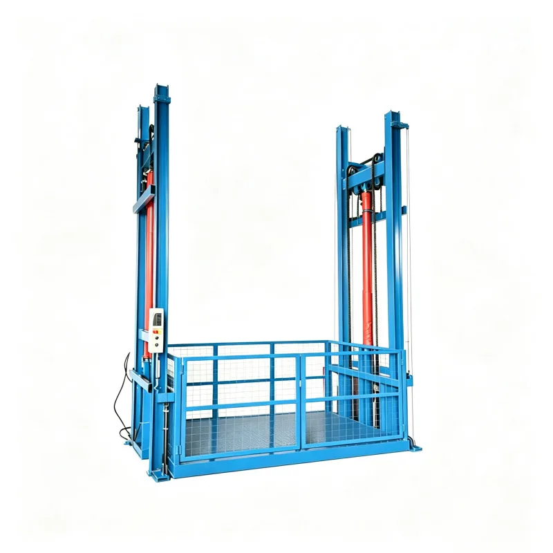 Freight elevator Hydraulic guide rail Lifting platform Freight elevator Hydraulic lift Freight elevator Cross-border