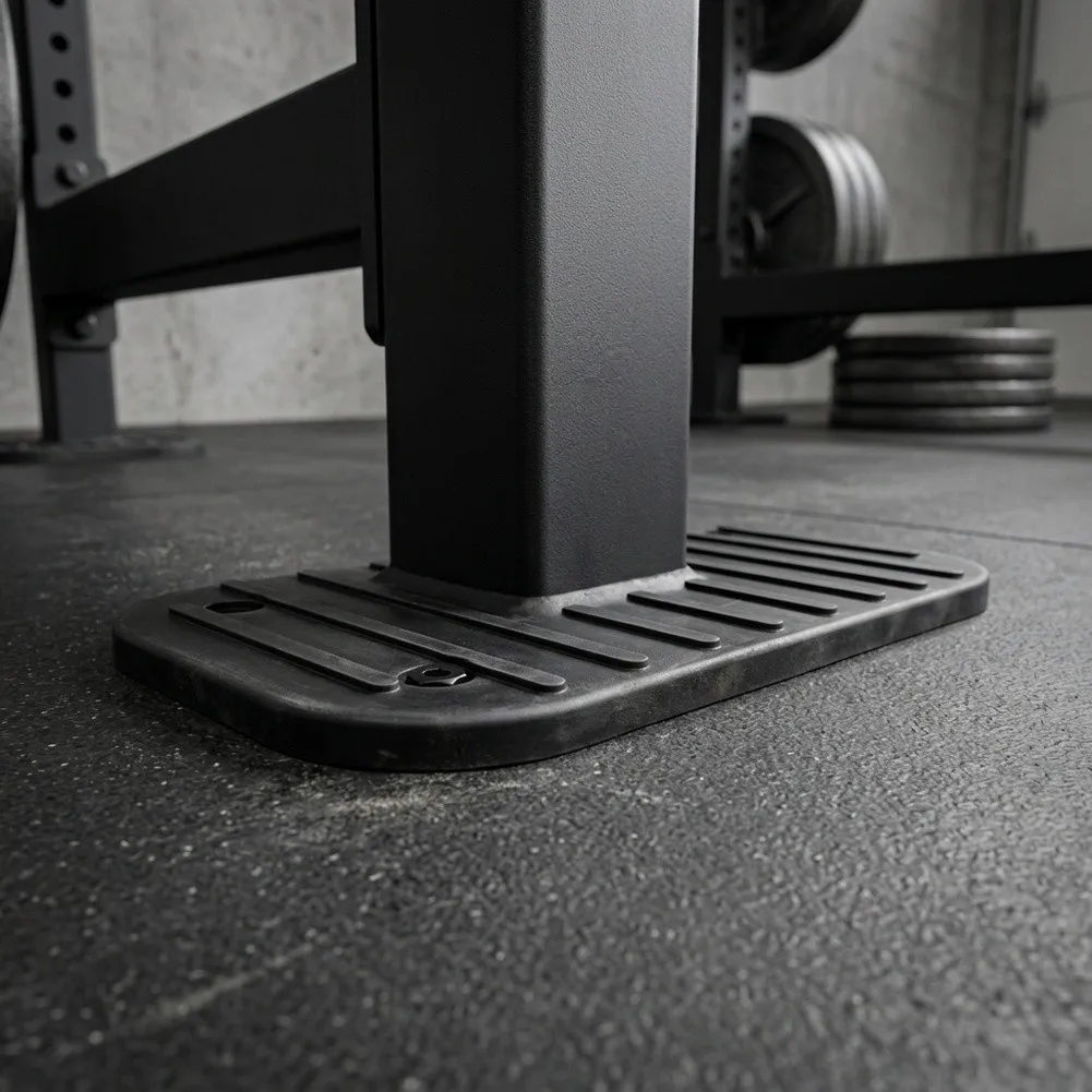 Portable Sports Rack Rubber Foot Pads Indoor Fitness Equipment Anti-slip Mats Pedal Pads Indoor Fitness Accessories