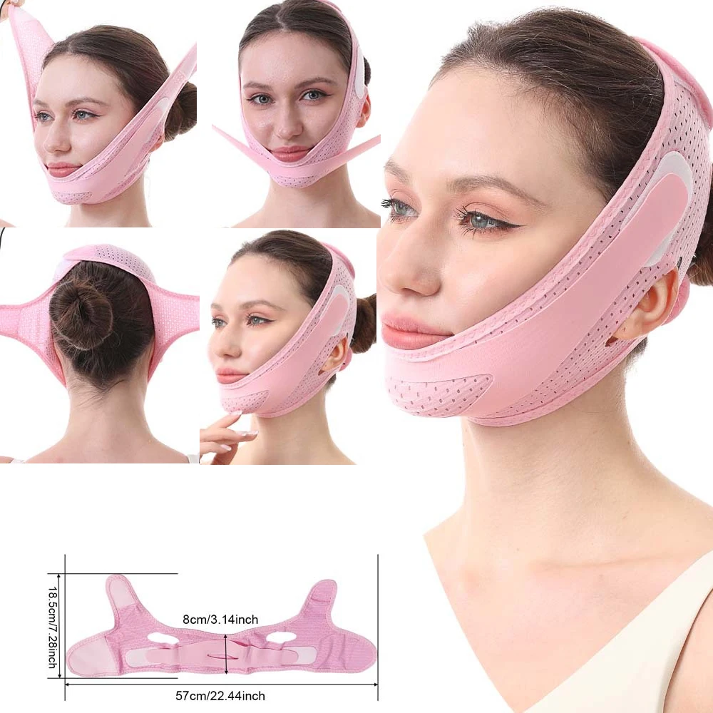 Anti Wrinkle Bandage Lifting Belt Face Slimming V Line Shaper Chin Women Face Cheek Lift Up Strap Facial Beauty Skin Care Tools view 2