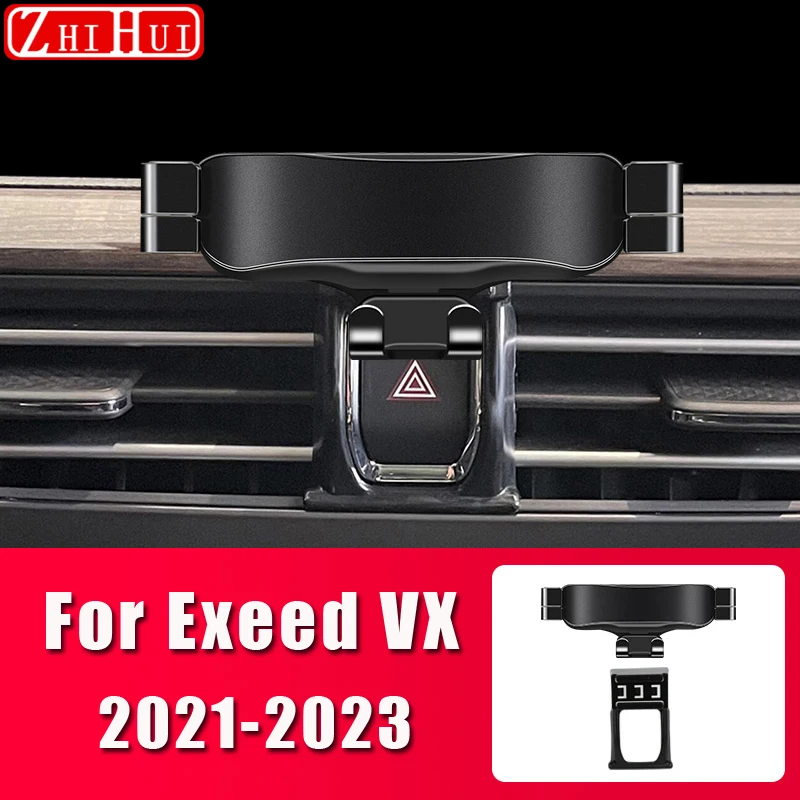 Adjustable Car Phone Mount Holder For Chery Exeed VX LX 2021 2022 2023 Gravity Navigation Bracket Modificated Accessories