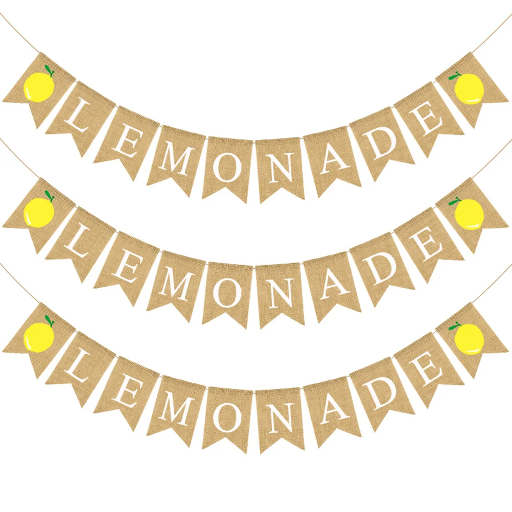 

Gender Neutral Linen Banner Hawaii Party Supplies Long Time Use Good Atmosphere Creation Hawaii Banner