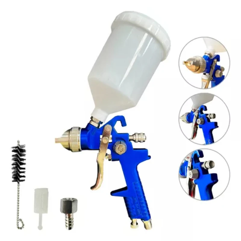 Hvlp Painting Gun Mod 827 Nozzle 1.4mm Blue Gravity Power Tools Painting Guns