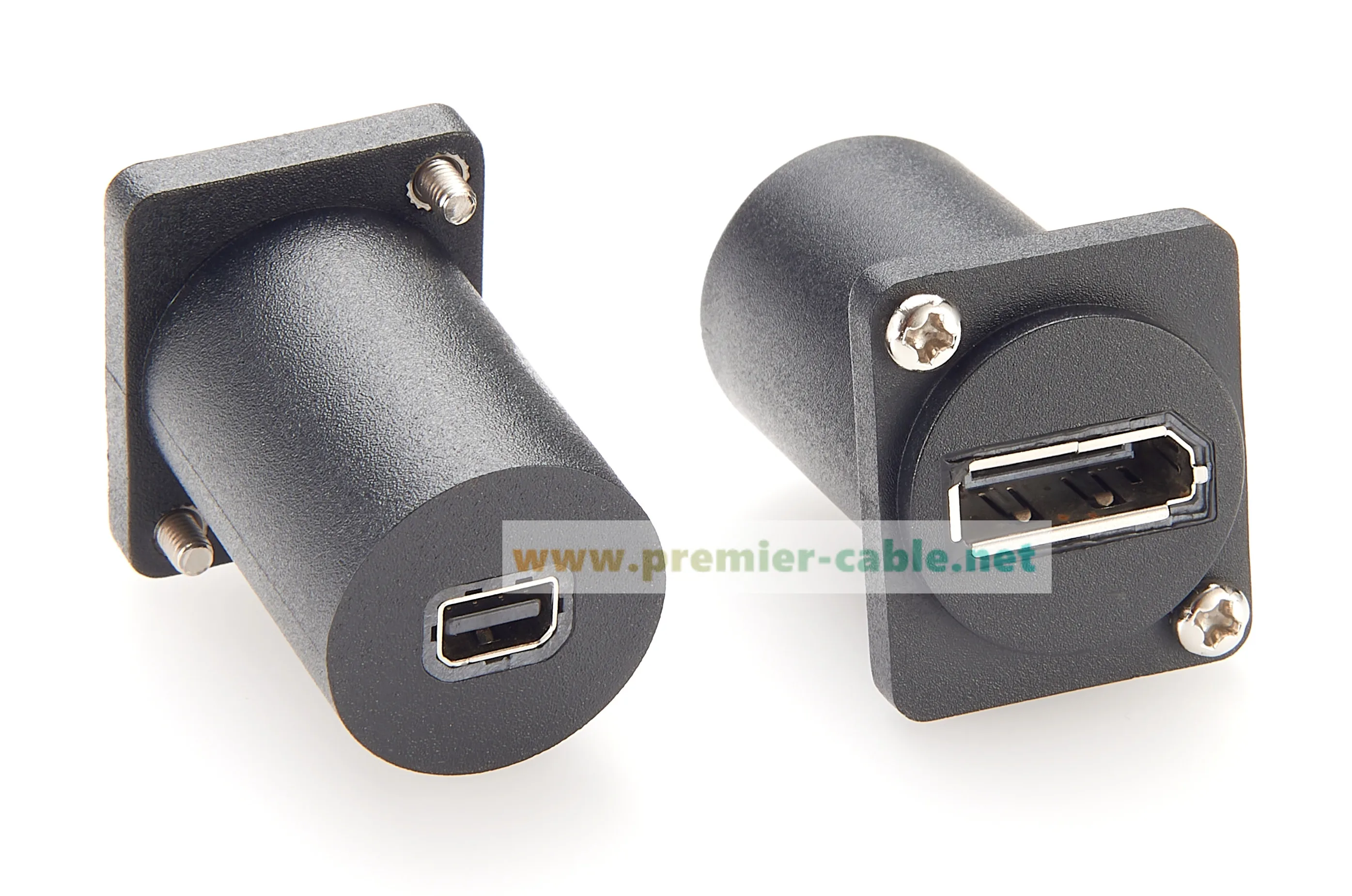 D-Typ DP zu Mini DP Durchgangsadapter 4K@60Hz Displayport 1.2 Buchse zu Buchse Gehäusemontage-Schottadapter für Monitore – Detail 4