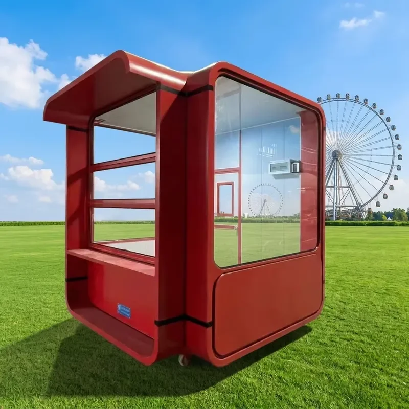 Custom European Food Truck Mobile Gastronomic Cart EU Compliant for Overseas Sales Professional Street Vending Solution