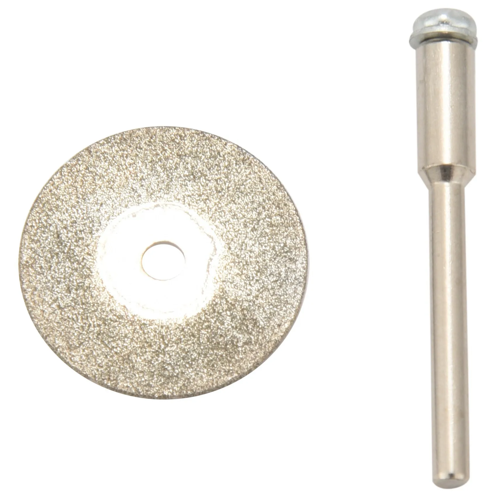 ABXF-40 stuks 22 mm diamantdoorslijpschijf afgesneden schijven gecoat roterend gereedschap met 8-pack doorn roterend gereedschap voor boor Dremel