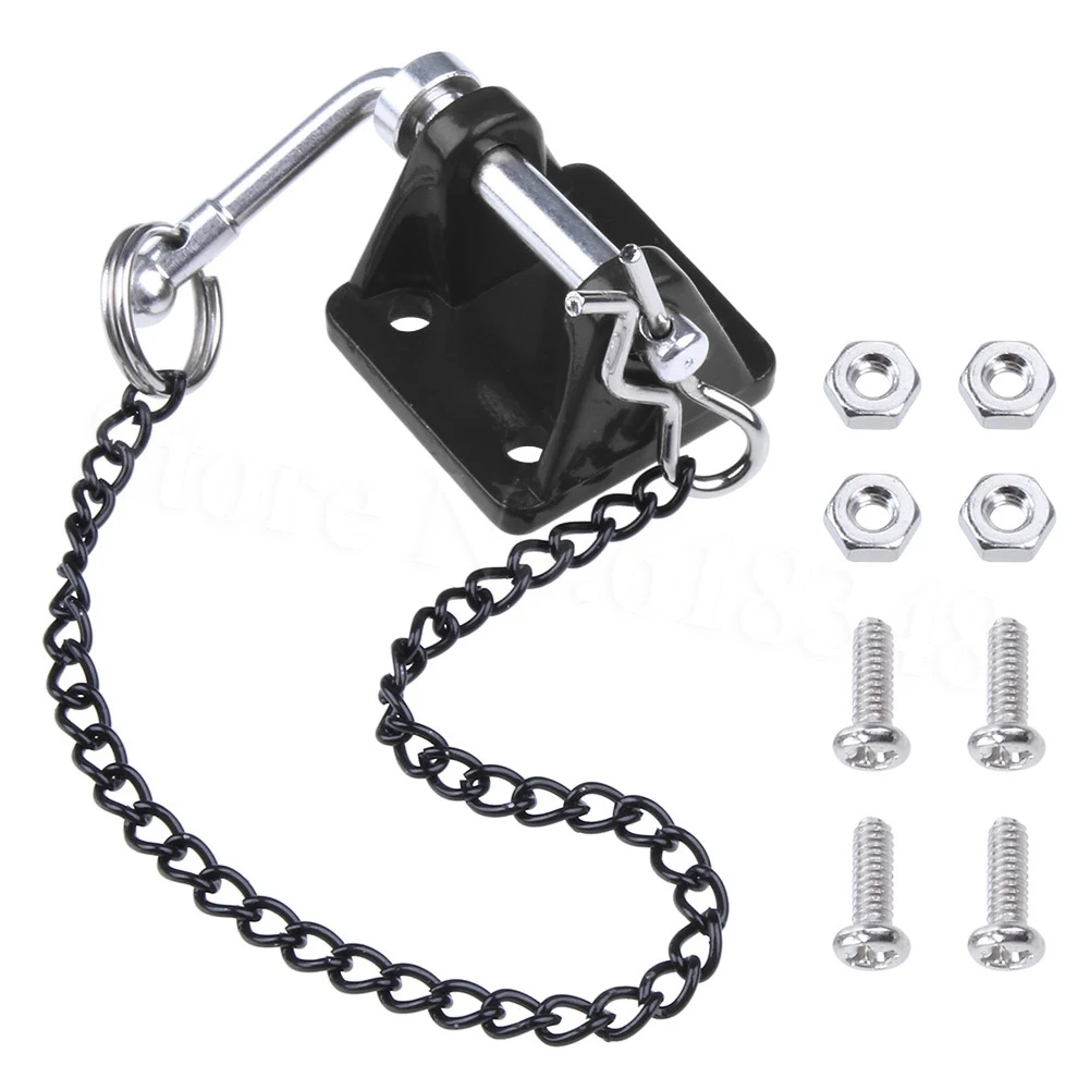 B05B-1/10 Rc Rock Crawler Metalen Tow Beugel Trailer Haak Met RC Rock Crawler 1:10 Accessoires Mini Brandstoftank