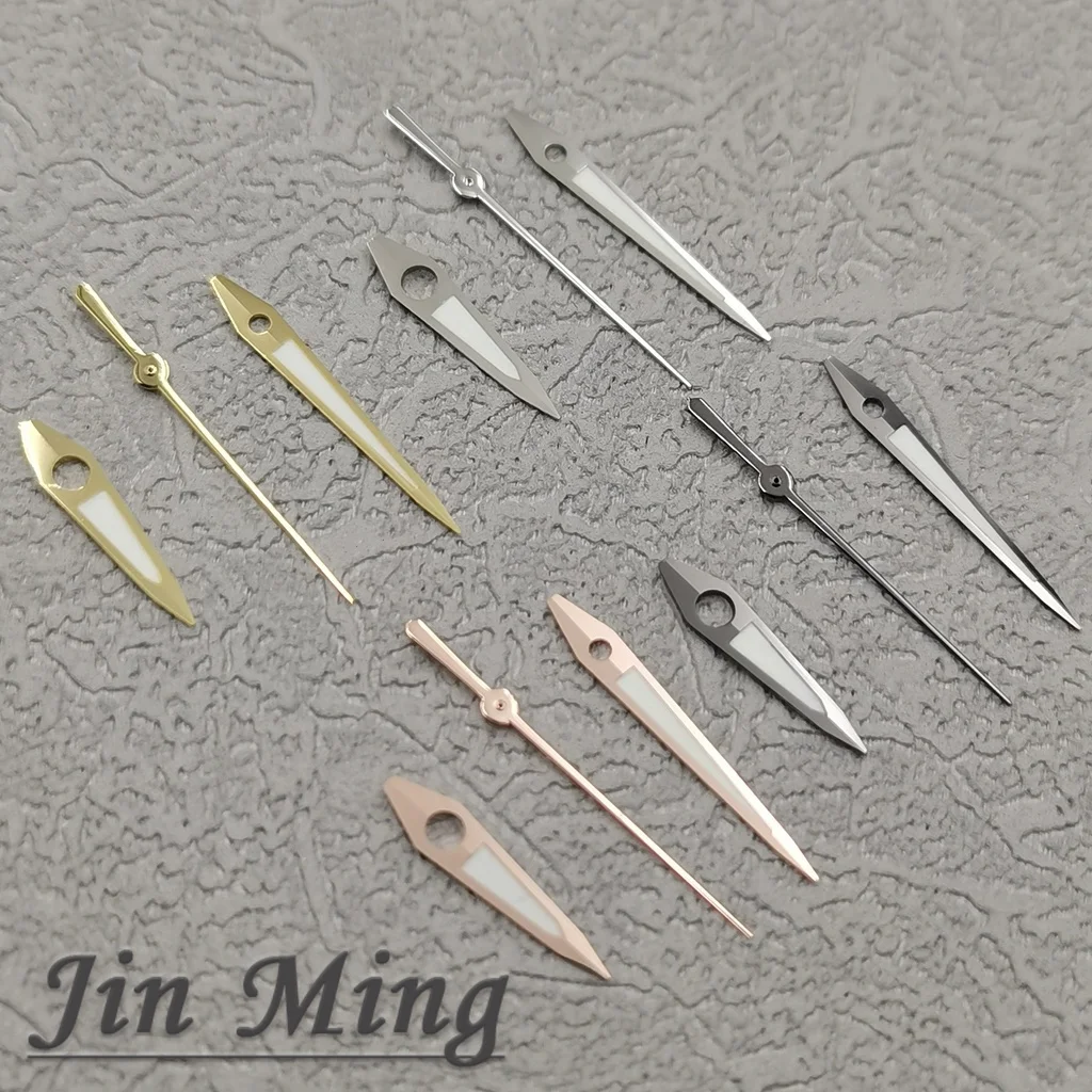 ساعة يد عالية الجودة 12.5*12*8 مللي متر الأخضر مضيئة الفضة بندقية ارتفع الذهب ل NH35/NH36 /4R/ 7S حركة الساعات اكسسوارات