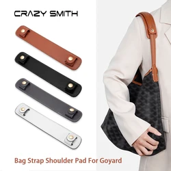 CRAZYSMITH Bag Strap Decompression Shoulder Pad For Goyard Wide Leather Shoulder Handle Fixing Clip Anti-slip Bag Accessories