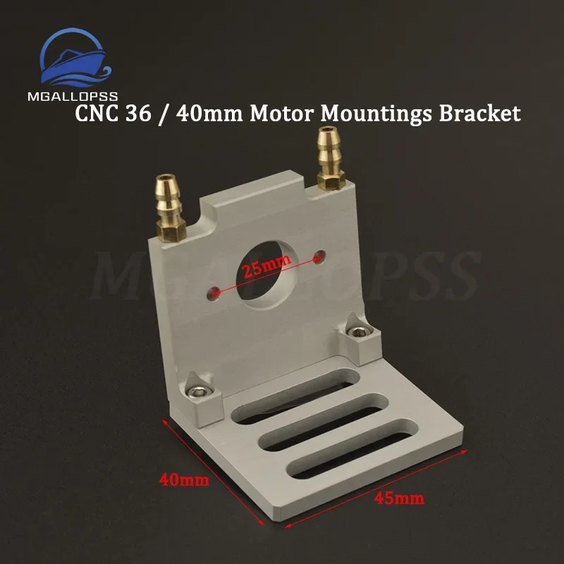 Rc Boat CNC Aluminum Alloy 36 / 40mm Motor Mountings Bracket for Brushless Motor Electric Boat Accessories