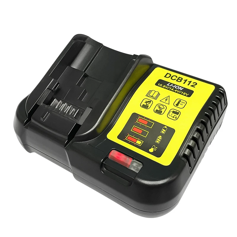 DCB112 Li-ion Battery Charger For DeWalt 10.8V 12V 14.4V 18V 20V Battery DCB118 DCB101 DCB127 DCB609 DCB200 DCB140 DCB105 DCB200