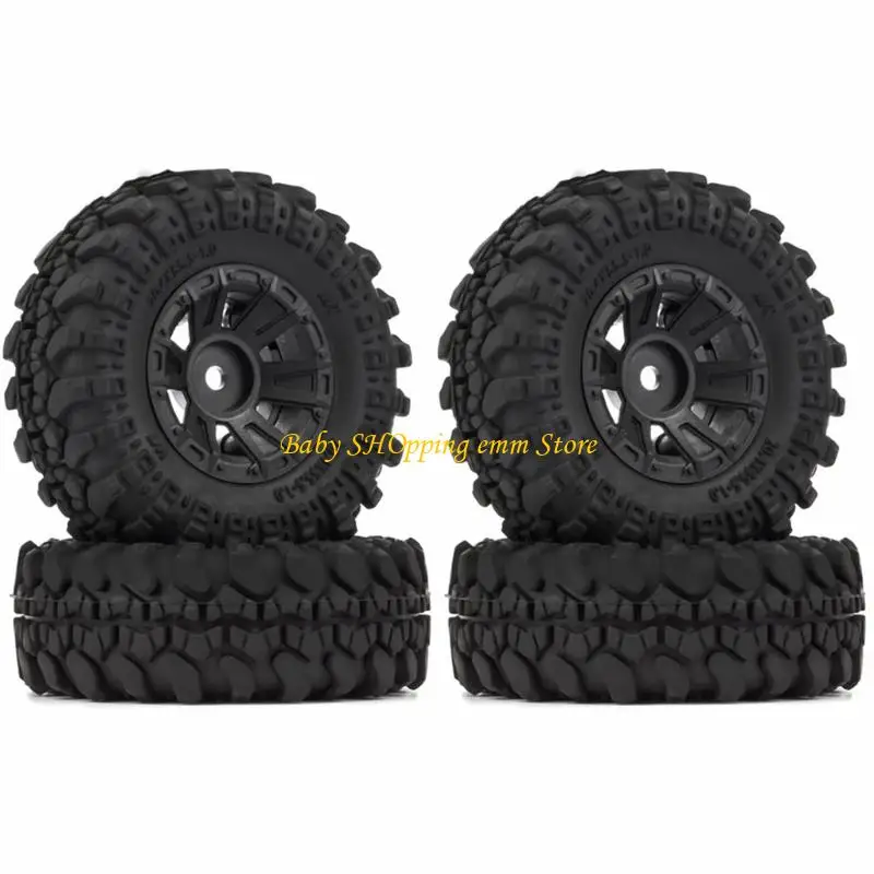 

23GD High Grip Plastic Tires 50mm Long Lasting Replacement Tires for SCX24 Models