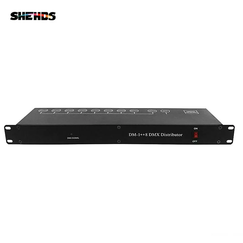 SHEHDS DMX512 8CH Signalverstärker Splitter 8-Wege DMX Distributor Bühnenlicht Controller Ausrüstung – Detail 3