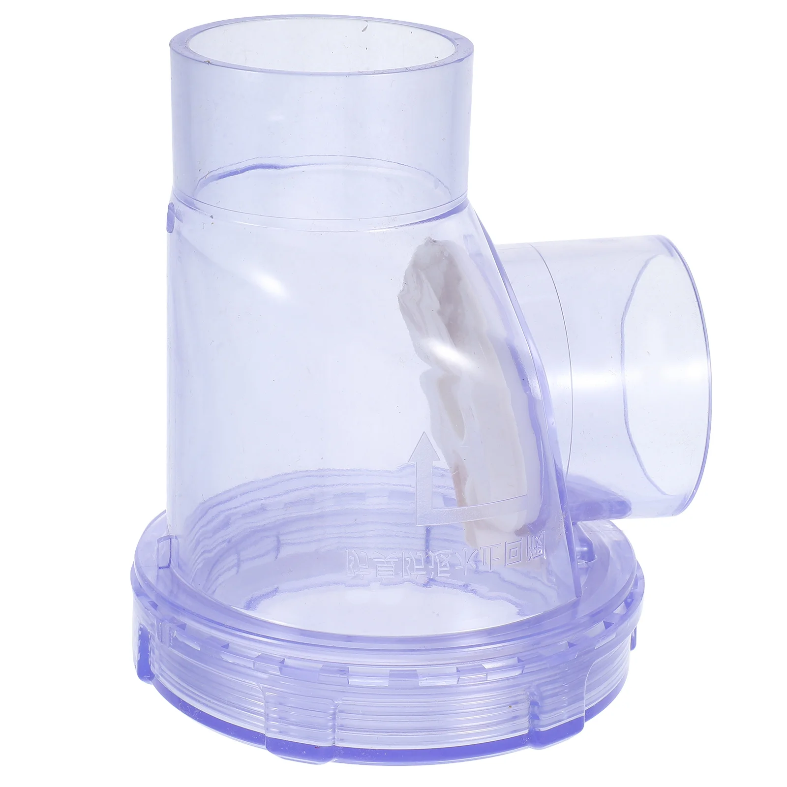 Check Valve PVC Anti-backflow Clear Water Pipe Non Return Plumbing Toilet Vacuum