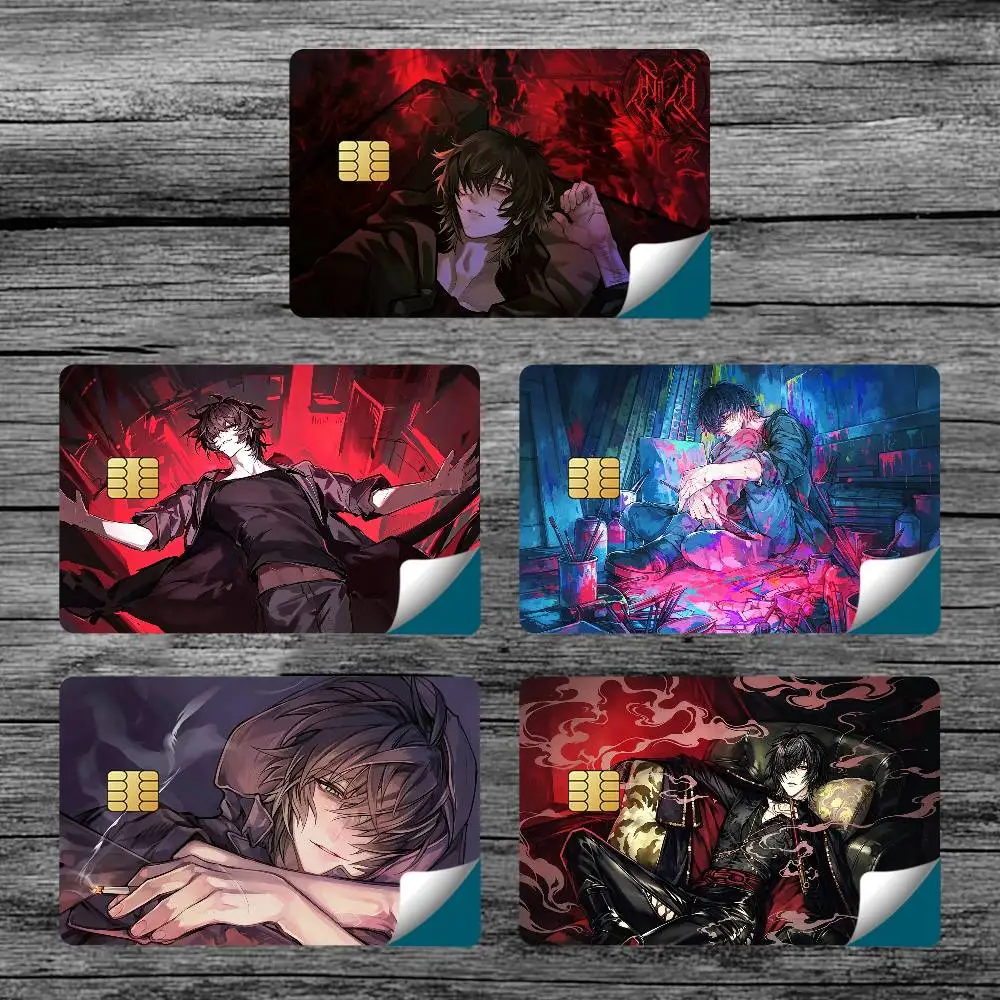 Towa Game Slow Damage BL Card Stickers for Bank Access Protective Waterproof Film Cover Sticker Surprise Gift