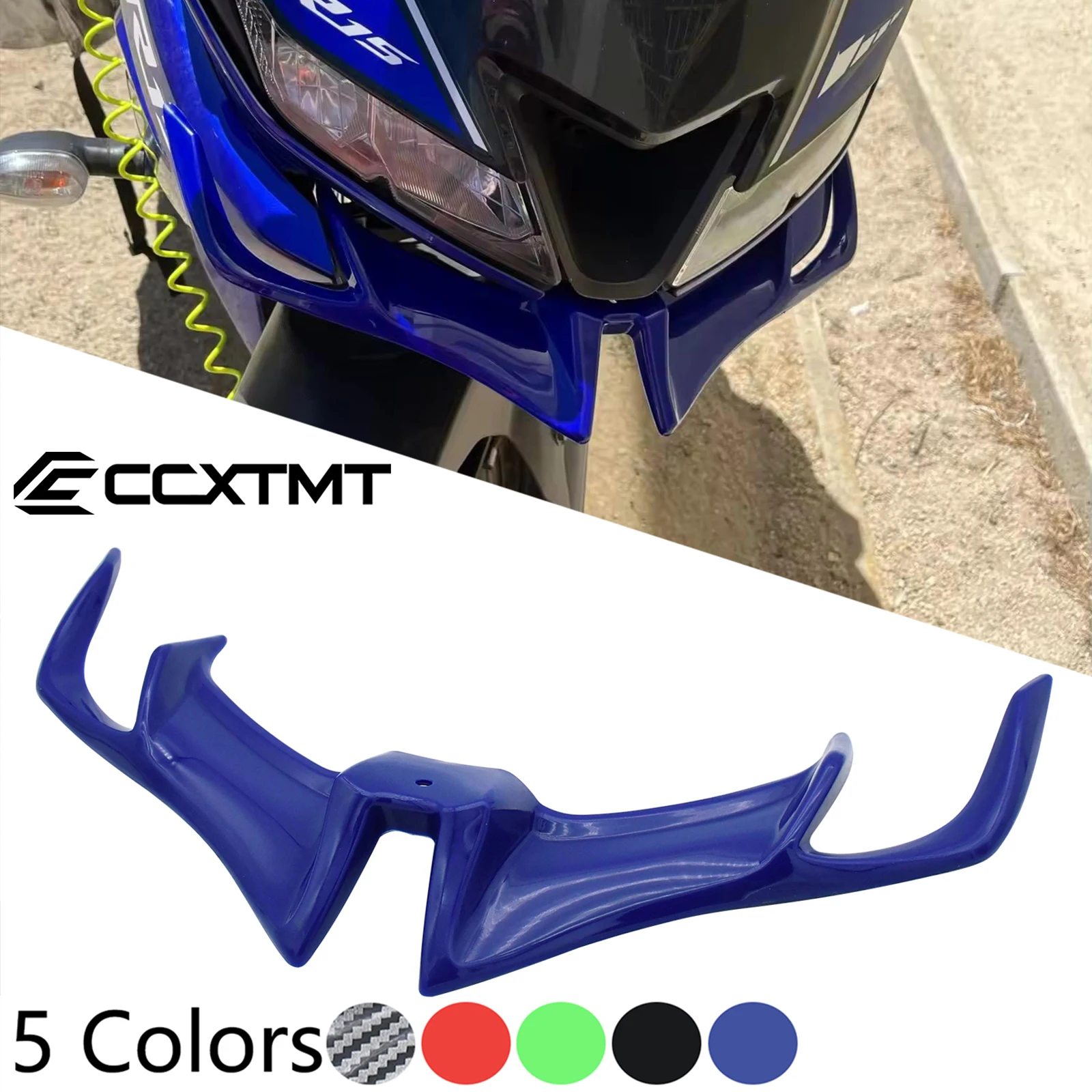 Motorcycle Spoiler Stationary Wing Ailerons ABS For Yamaha YZF R15 V3.0 2017-2020 For Suzuki GIXXER SF250 SF150 SF155 RS200