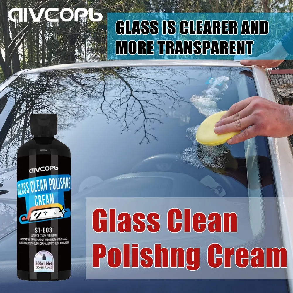 

Car Glass Oil Remover Windshield Coating Agent Waterproof Rainproof Automobile Glass Oil Film Cleaner Polish Car Detailing