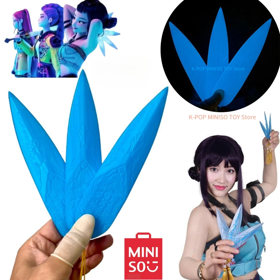 

Kpop Zoey Demon Hunters Cosplay Lights Dart Weapons Roleplay Props for Girl Group Idol Halloween Carnival Costume Accessories