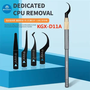 QIANLI-Universal Cell Phone Repair Knife, CPU, Glue Removal Blade, Raspador Chip, Ferramenta Pry, 007, 008, 009, Kaigexin, KGX-D11A 6 principais vendas lâmina 007 - №5