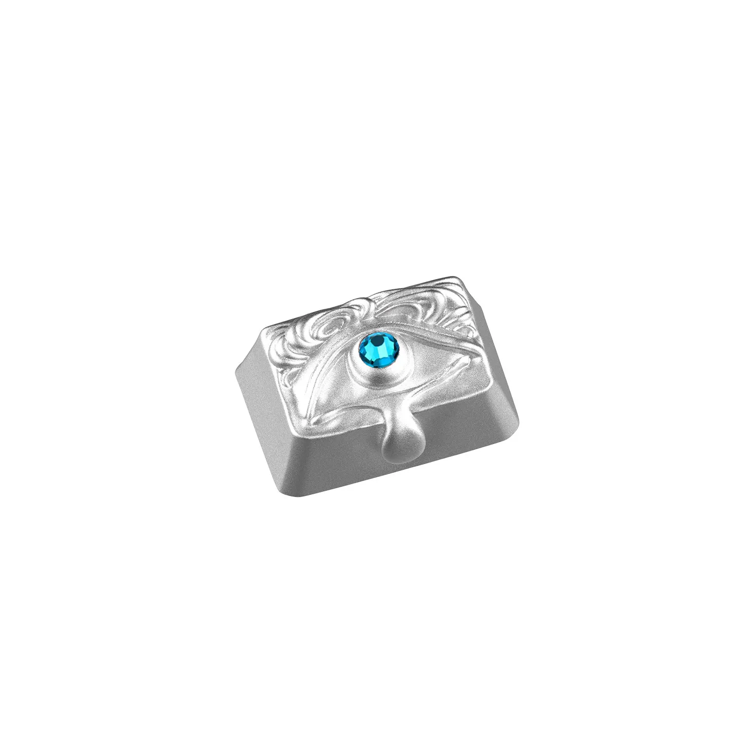 The First Tear Keycaps Costom Silver Diamond 1.25u/1.5u Eye Artisan Key Caps Mechanical Keyboard Personality Game Accessories