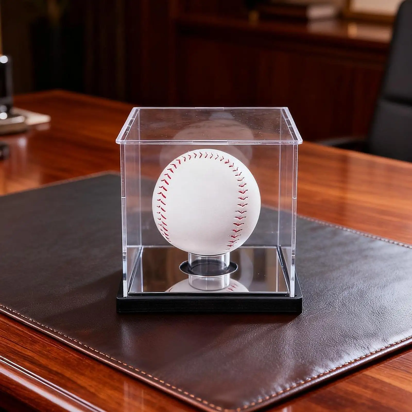 Vetrina da baseball regalo Scatola portaoggetti da baseball per camera da letto, soggiorno, casa