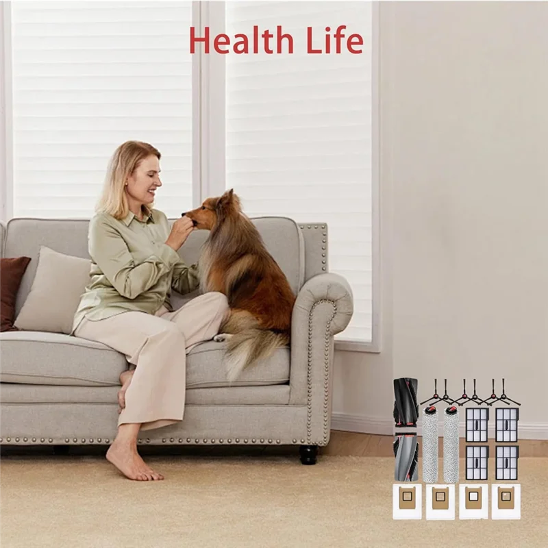 B47B-Сменные комплекты для робота-пылесоса Eufy E25 Omni/E28 Omni, аксессуары, основная боковая щетка, фильтр Hepa, швабра, тканевый мешок для пыли