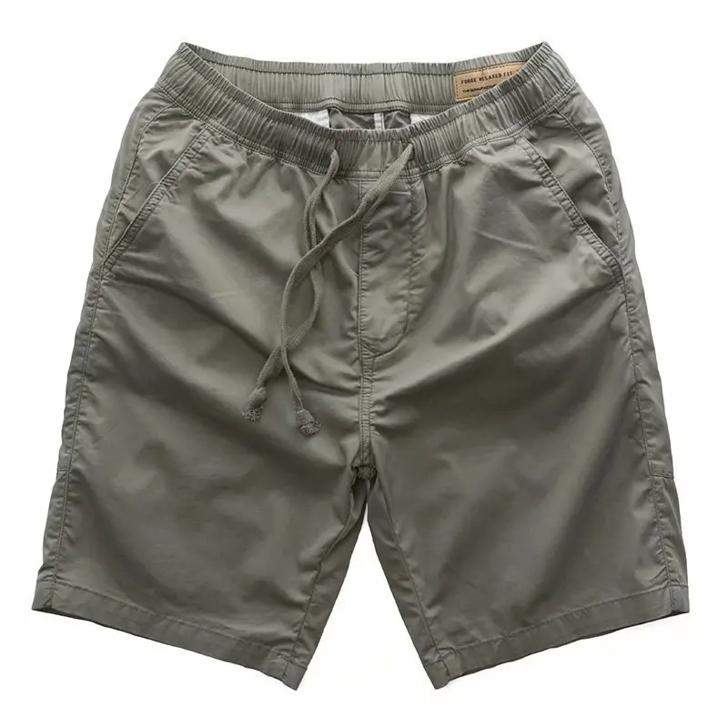 Zomer Heren Shorts Nauwsluitende Elastische Taille Werkkleding Casual Broek Heren Korte Broek Cargo Short Heren Broek Voor Heren Short