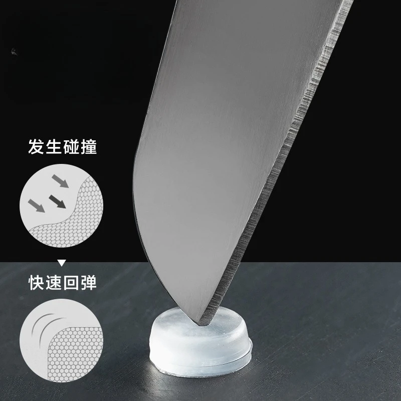 Clear Cylinder Silicone Bumper Pads Non-Slip Cabinet Door Protectors for Furniture Glass Surface Anti-collision Cabinet Bumpers