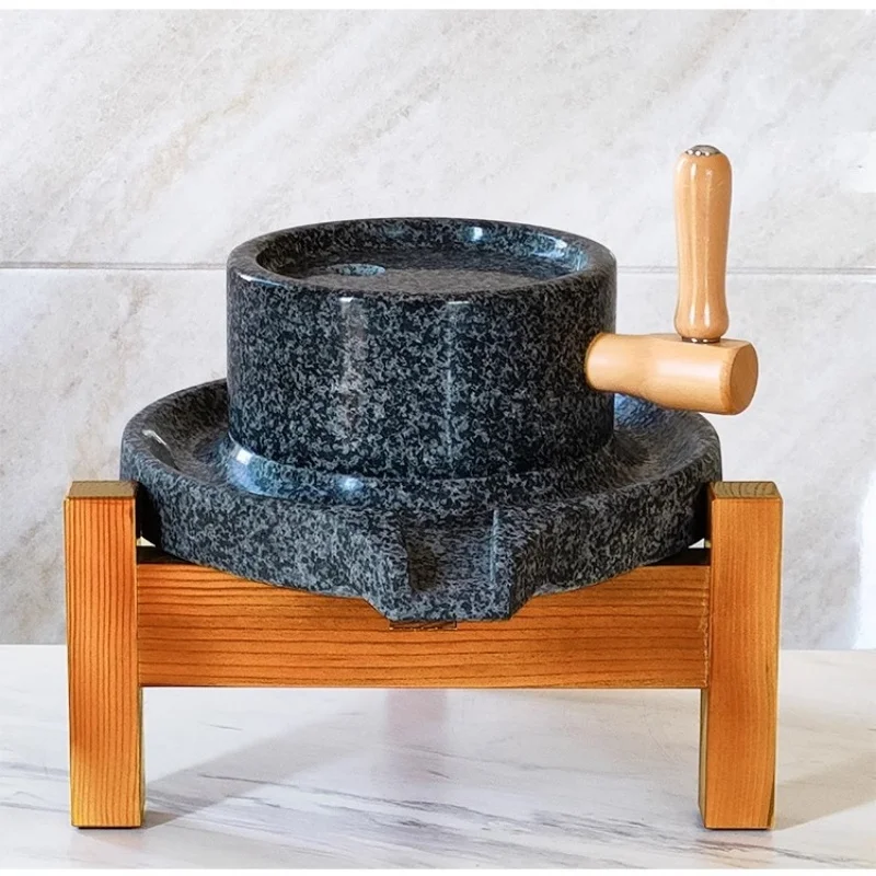 

2540 Granite Manual Flour Mill Soybean grinder Cafe Grinder Machine Grinding Stone Mill