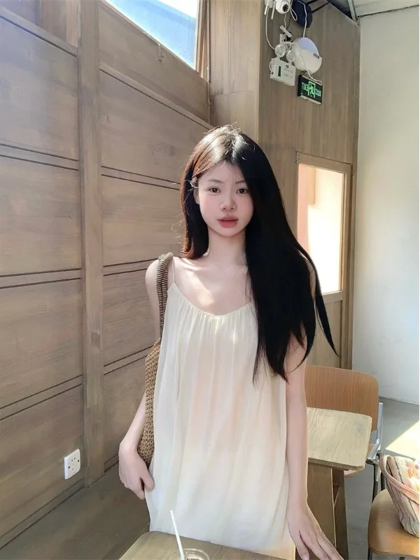 Gonna Estiva Casual Larga Stile Fatato per Donna, Abbigliamento da Spiaggia, Leggera e Traspirante in Poliestere