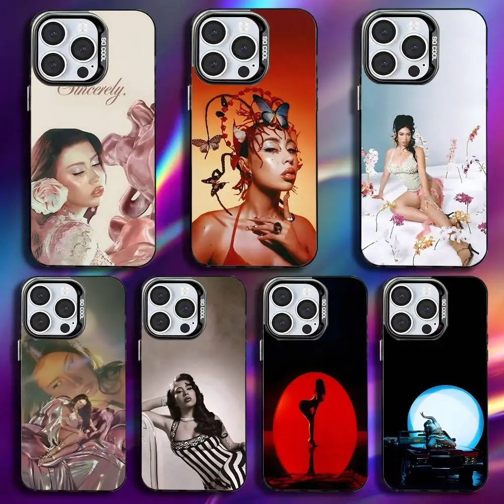 

Kali Uchis Sincerely Phone Case For iPhone 16,15,14,13,12,11,Pro,Max,Plus,Mini,XS,SE Anti Fall Black Matte Hard Bumper