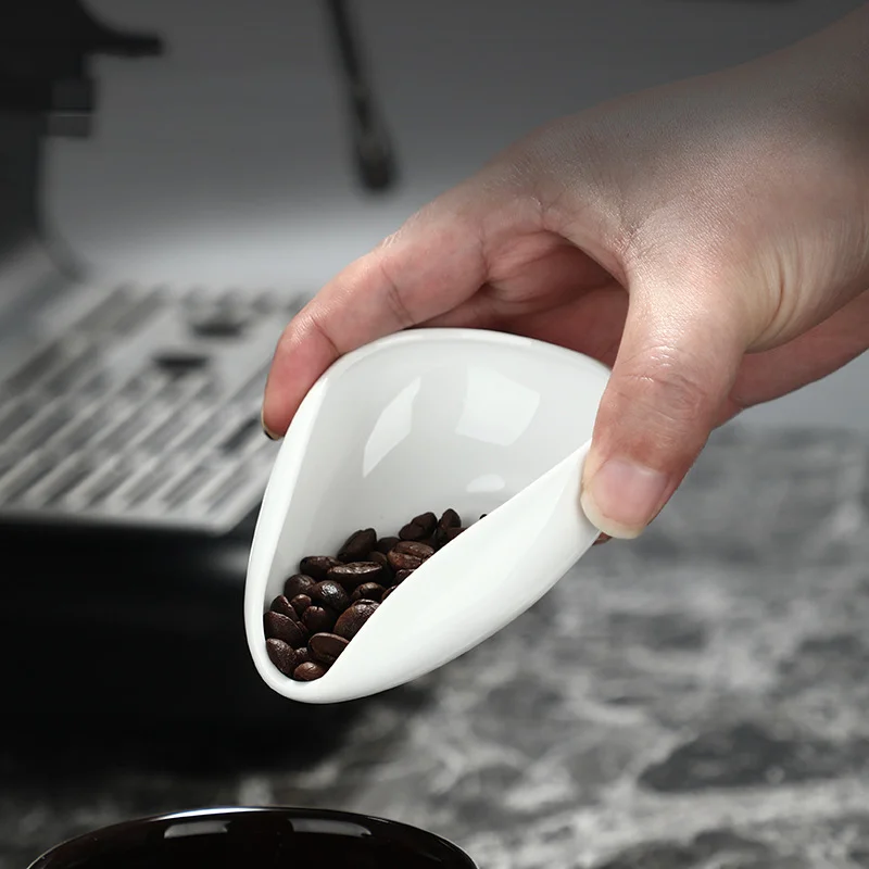 Coffee Bean Metering Plate Bean Dish Coffee Powder Ceramic Measuring Cup Sample Display Plate To Bean Plate Kitchen Accessories