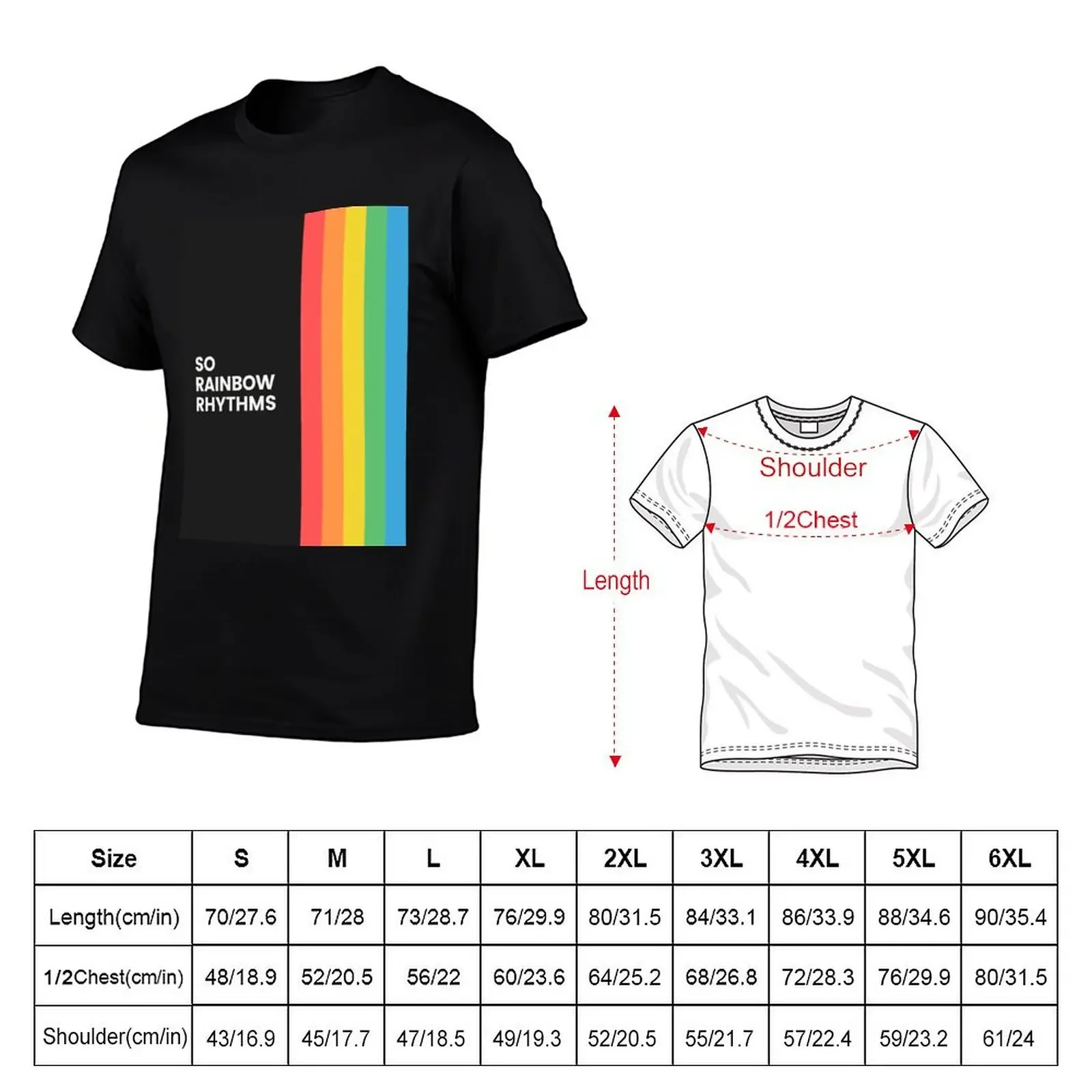 Peep Show: So Rainbow Rhythms T-Shirt blanks vintage clothes t shirt men