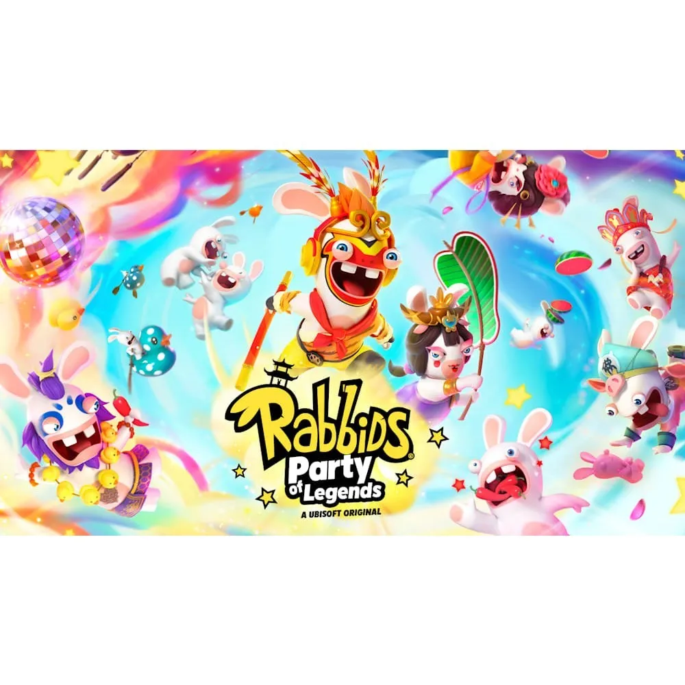 عروض ألعاب Rabbids Party of Legends Nintendo Switch 100% بطاقة الألعاب المادية الأصلية الرسمية لوحدة تحكم ألعاب Switch OLED Lite