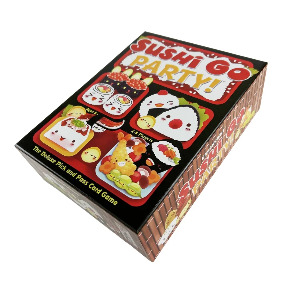 Juego de cartas Sushi Go - ¡Sushi Go Party! El juego de cartas Pick&Pass, cartas divertidas para toda la familia, perfecto para fiestas y juegos de mesa en casa