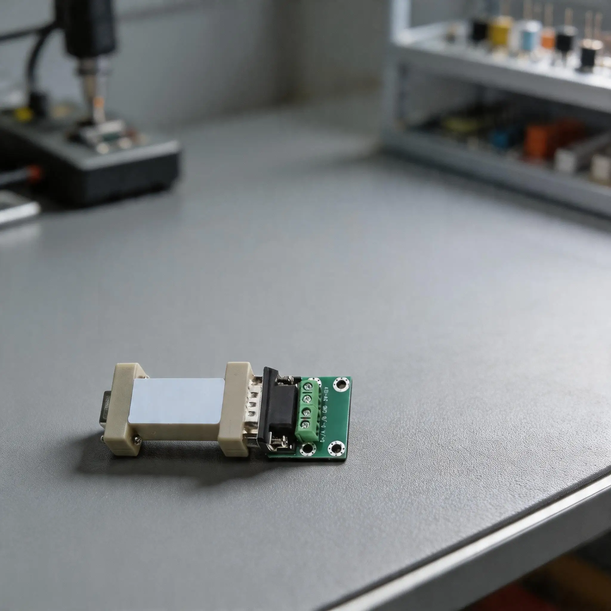 

RS232 To RS485 Converter, RS232/RS485 Interface Serial Adapter 485 Mother Head 1200 Meters Transmission Distance 93x32 MM