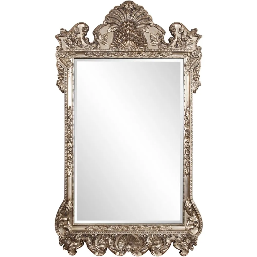 Antique Oversized Full-length Mirror, Gorgeous Full-length Vertical Floor Mirror, Large Polyurethane Tilted Wall Mirror