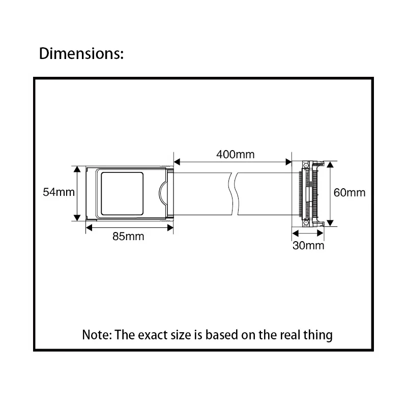 Imagem -06 - Pcmcia-card Extension Cabo 68-pin Machine Tool Memory Card Extension Cabo Interface Cardbus 50cm