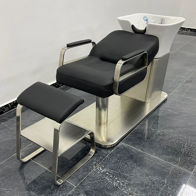 

Простой стул для шампуня. Опорная рама из нержавеющей стали может быть изготовлена из позолоченной или посеребренной губки 40D.