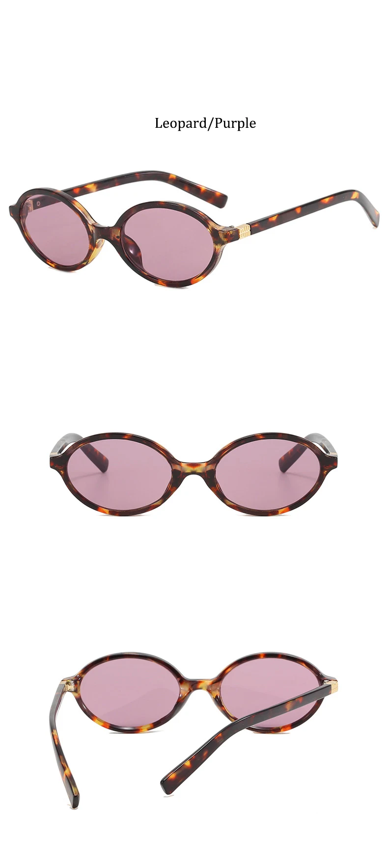 Süße ovale Damen-Sonnenbrille mit kleinem Rahmen, sexy Leoparden-Retro-Luxus-Sonnenbrille, Damenmode, Sonnenbrille, Trends, Brillen, einzigartig – Detail 3