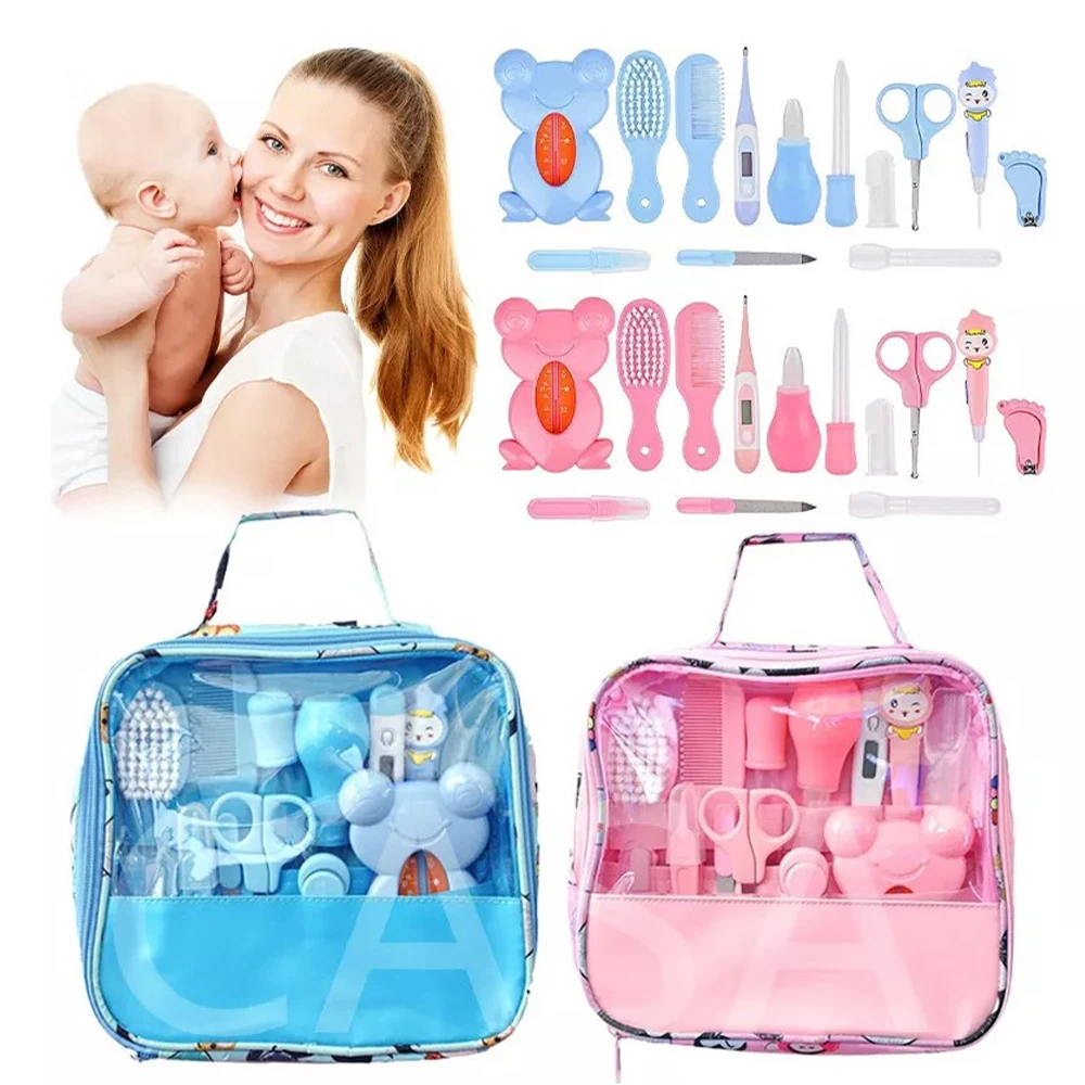 kit-de-cuidados-para-bebe-com-13-itens-tesoura-termometro-escova-e-cortador-de-unhas-eletrico-presente-de-maternidade-e-enxoval